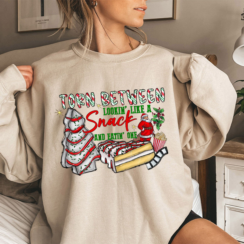 Funny Christmas Torn Between Sweatshirt