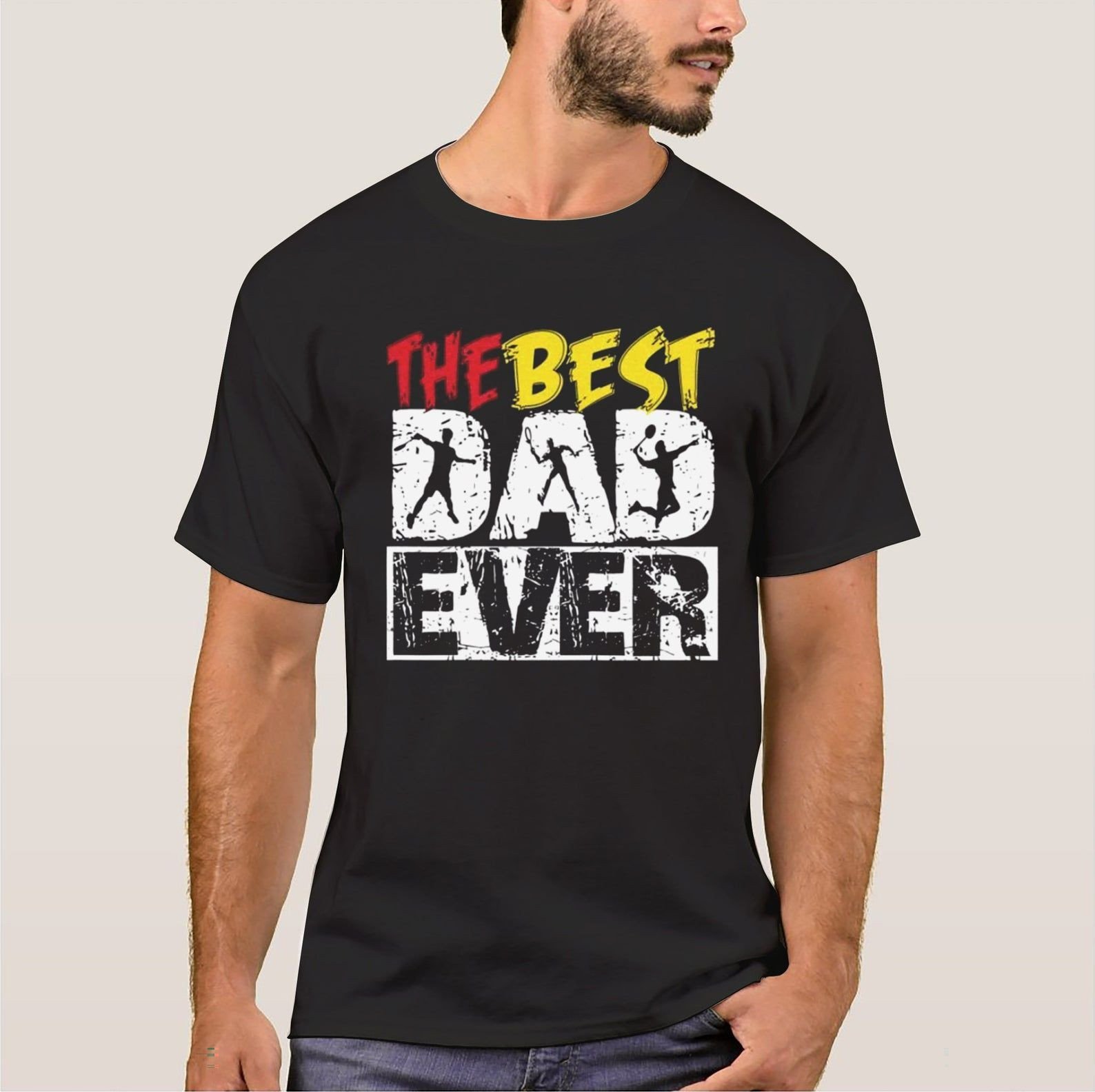 Best Badminton Dad Shirt Badminton Shirt – Badminton Dad Gifts – Dad T Shirt – Fathers Day Gift – Badass Badminton Dad Tee Unisex Shirt