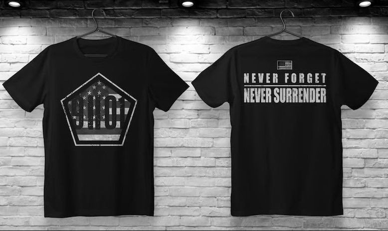 Patriot Day Front And Back Side Shirt, 20Th Anniversary Shirt, The Pentagon 911 Shirt, Never Forget 9/11 20Th Anniversary Patriot Day 2021