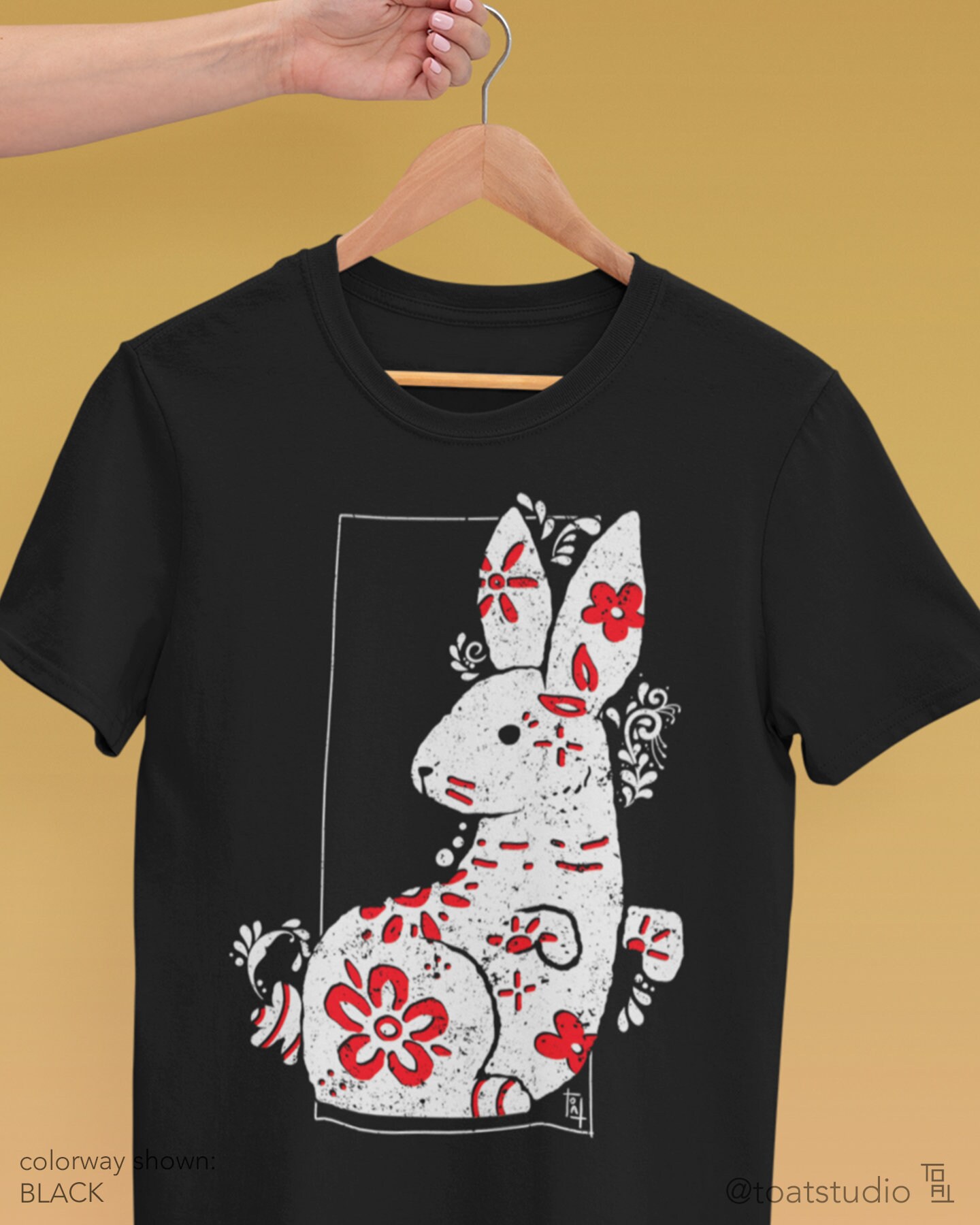 Chinese New Year Rabbit Unisex T-shirt, rabbit shirt, bunny tee, Chinese zodiac, Horoscope, Fortune & personality, 2023 shirt, 12 animals