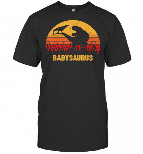 Proud Babysaurus Matching Family Dinosaur Shirts T Shirt