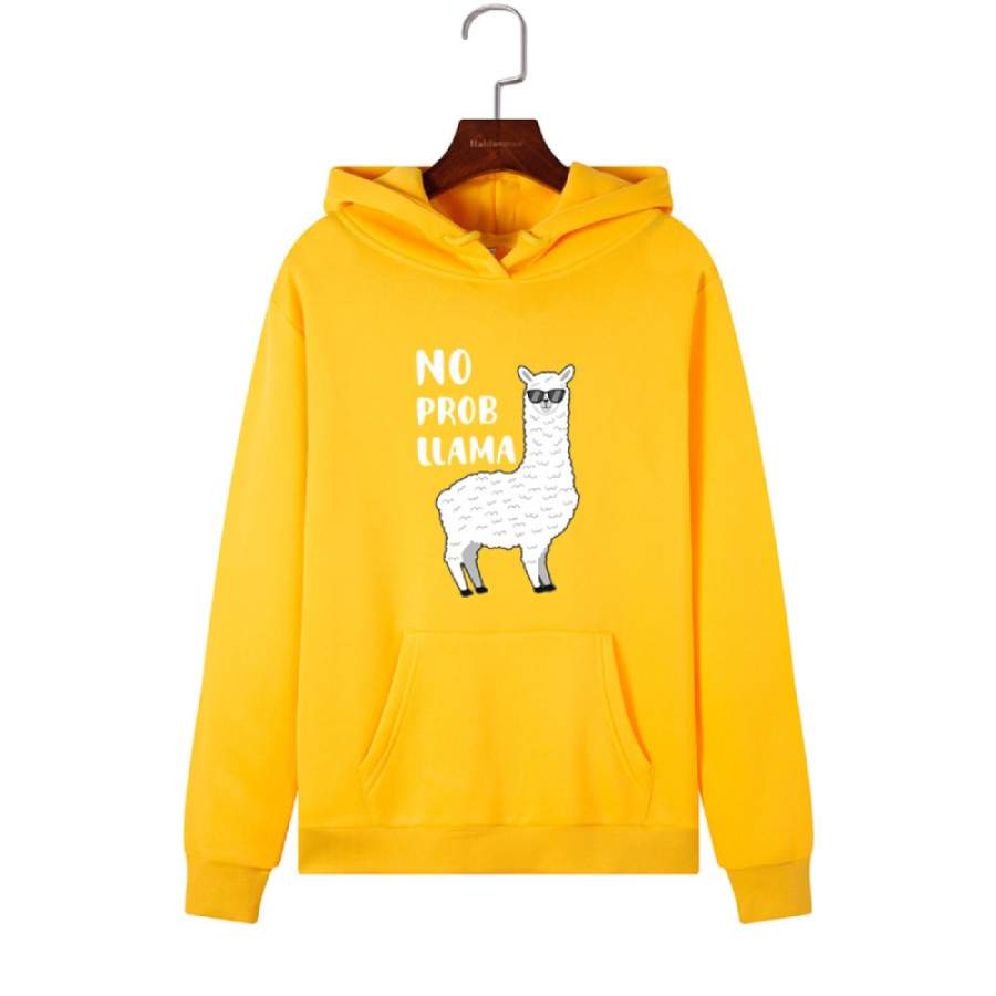 Llama Hoodie Women Funny Animal Llama Hoodies Sweatshirts