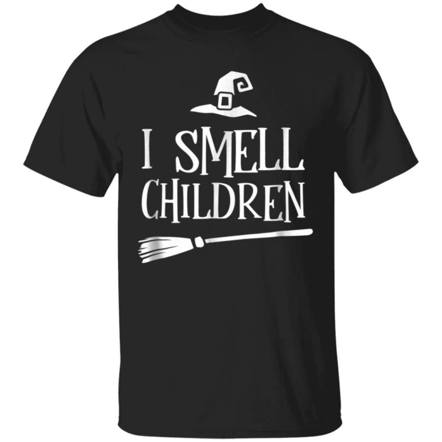 I Smell Children T Shirt Halloween Funny Costume Witches