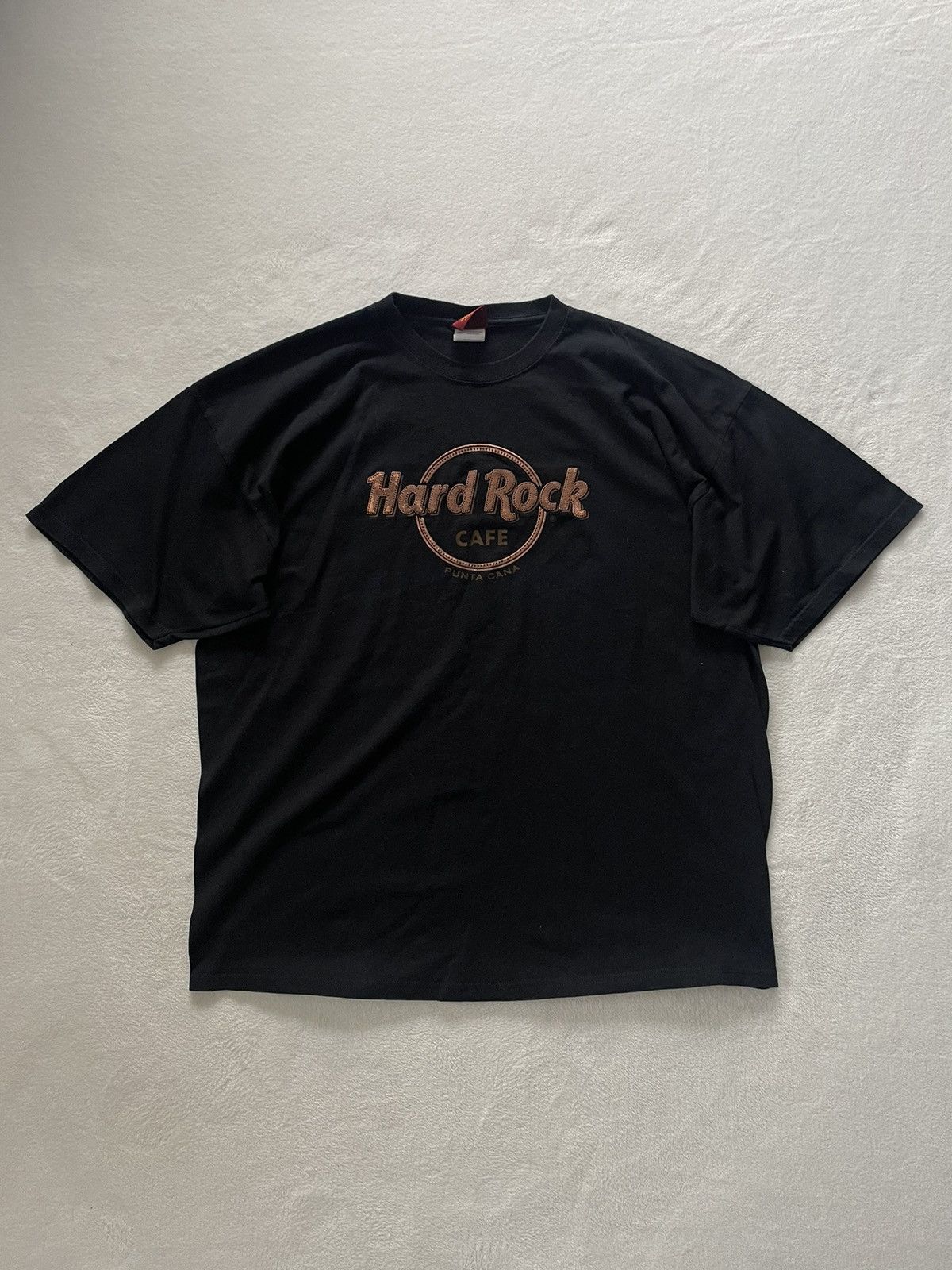 HARD ROCK CAFE OVERSIZE BOXY Y2K 90s TEE LEATHER BIG LOGO, Shirt Outfit, Gift For Men, For Women