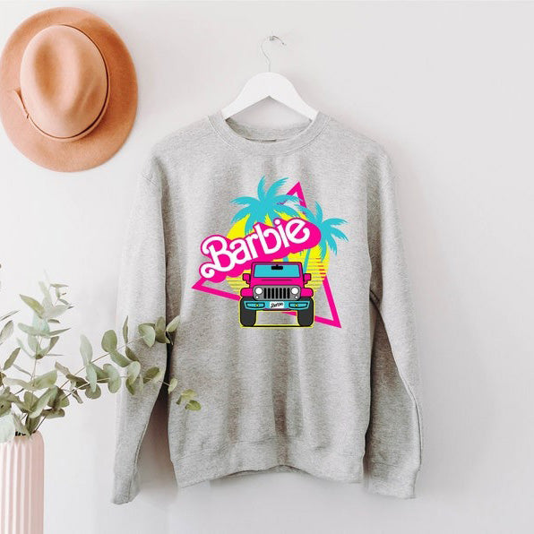 Retro Jeep Barbie Sweatshirt