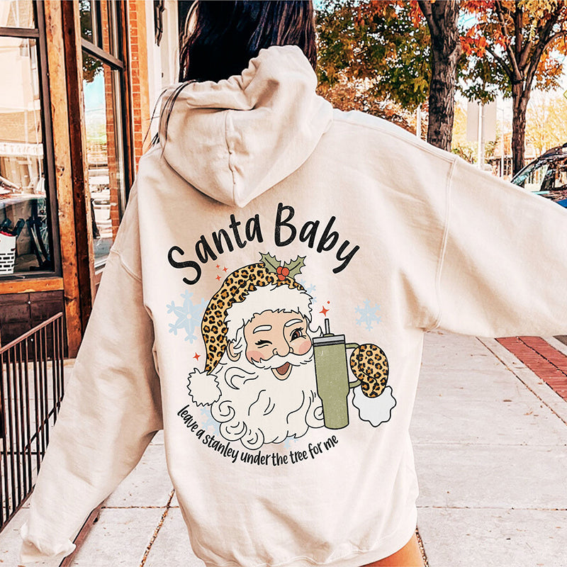 Santa Baby Christmas Cup Hoodie