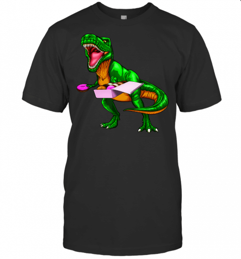 T Rex Donuts Dinosaur Shirt Gift Kids Men Women T Shirt