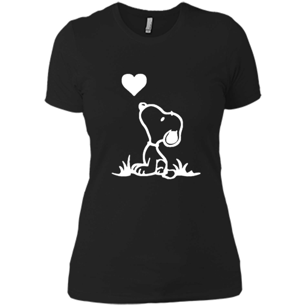 Snoopy Comic Dog – Ladies Boyfriend T-Shirt