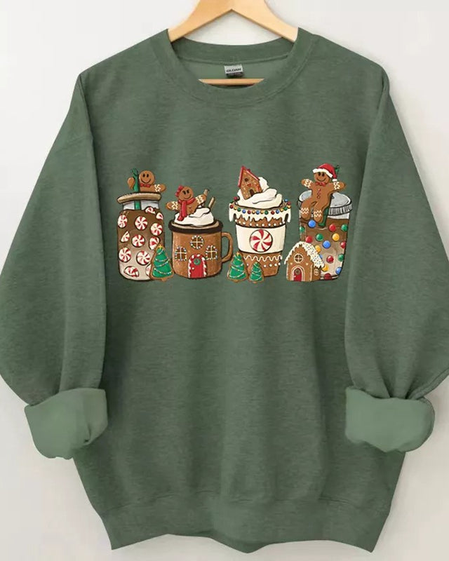 Gingerbread Christmas Coffee Sweatshirt