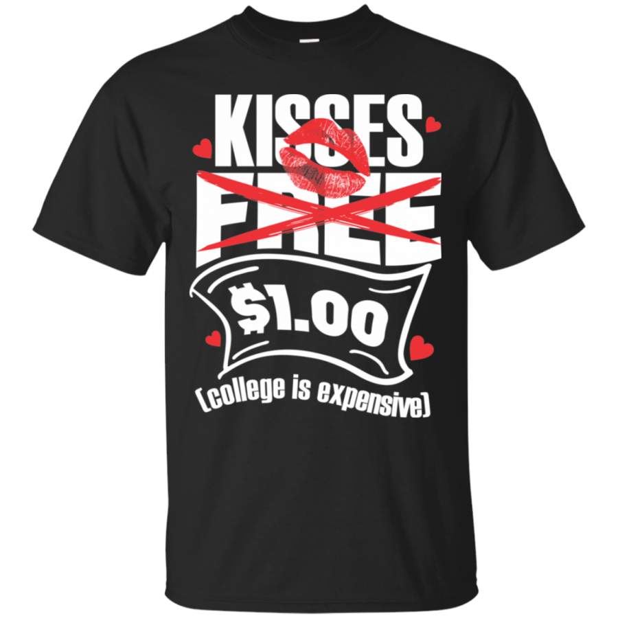 Kisses 25 Cents Funny Boys Girls Kids Valentines Day TShirt