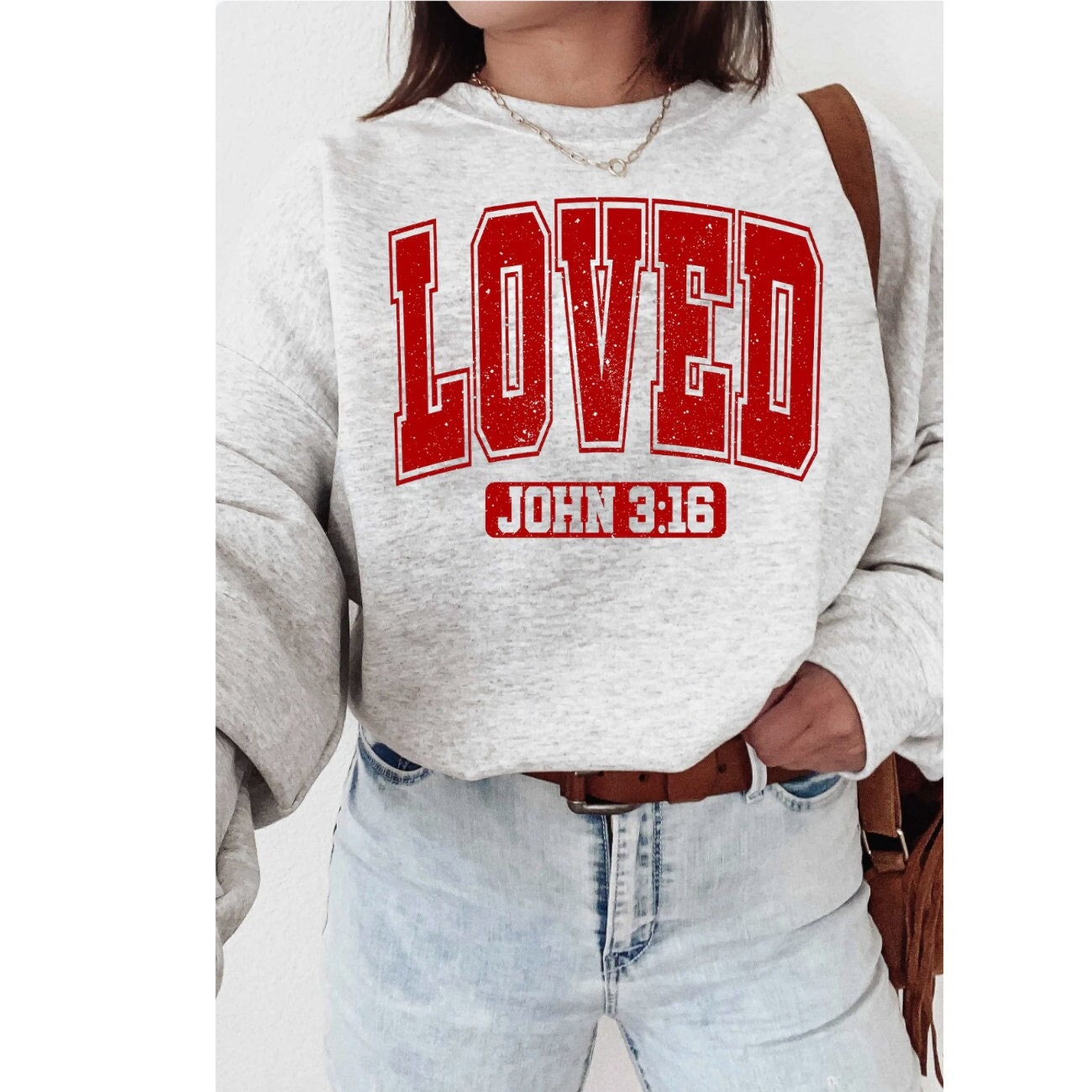 Love Sweatshirt Christian Merch John 3:16 Valentines Sweatshirt Valentines Faith base For Women Valentines Day sweatshirt Valentines Sweater