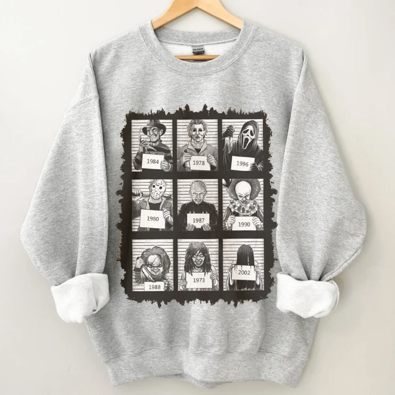 Horror Mug Shot Sweatshirt