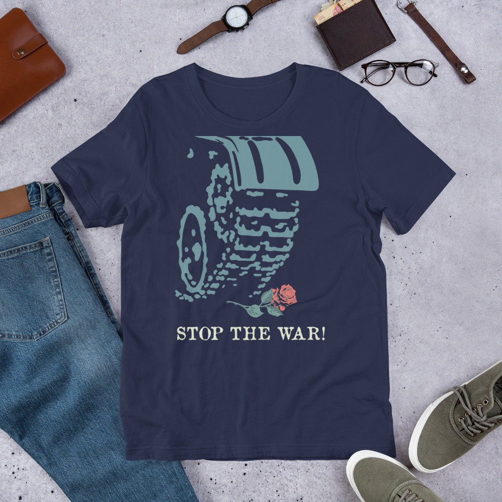 Stop The War! Translated – Soviet Propaganda, Anti War, Anti Imperialist T-Shirt