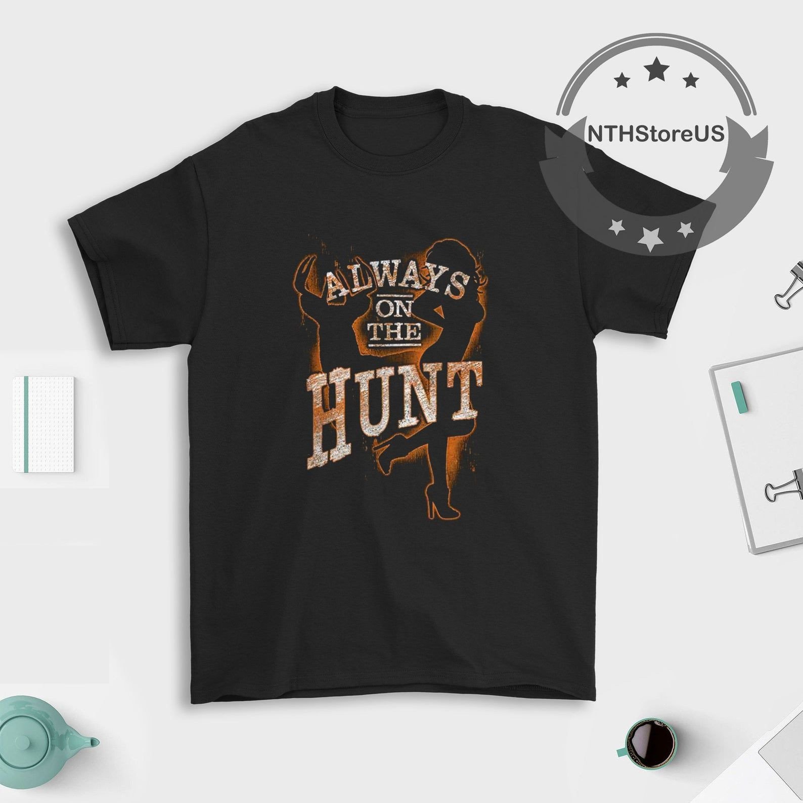 Deer Hunting Graphic Hunt Tees Shirts Gift Buck Horn Hunting Deer Hunter T-Shirt Hunting Tee Deer Shirt Awesome Best Tee Gift For Daddy