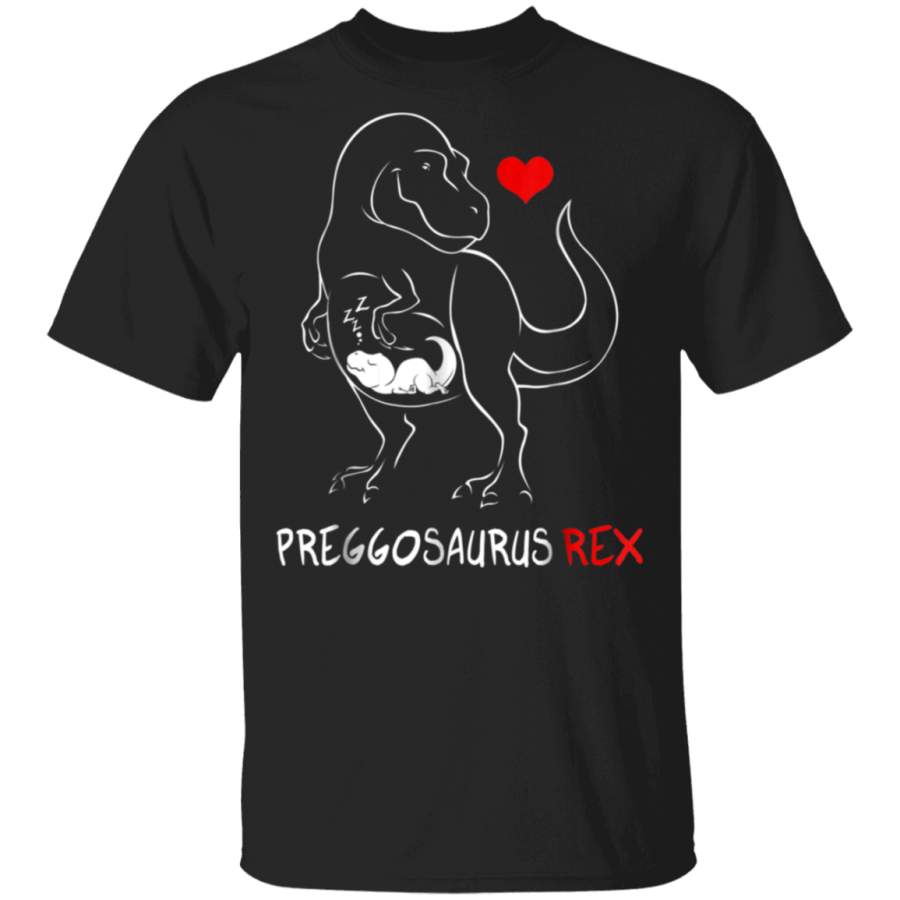 Pregosaurus T Shirt Funny Dinosaur Pregnancy Halloween Shirt