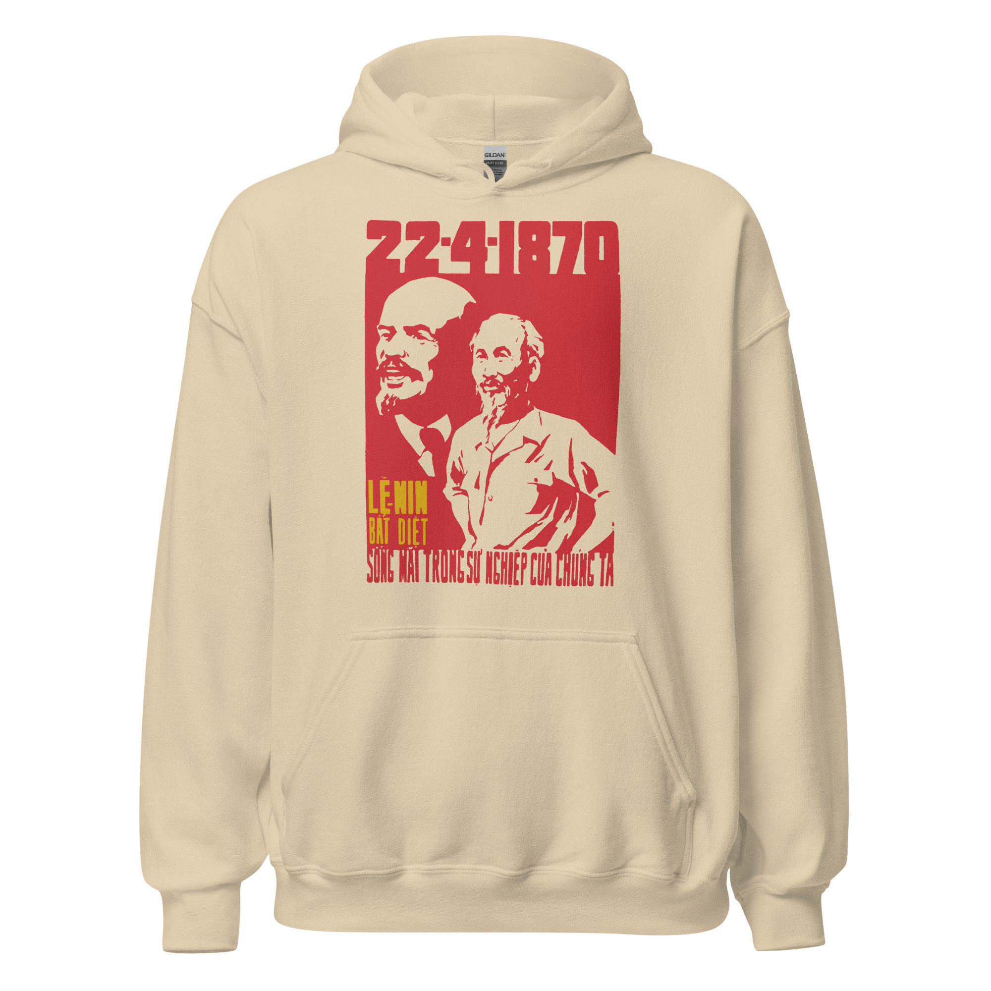 Lenin Lives In Our Lives – Vietnamese Propaganda Hoodie