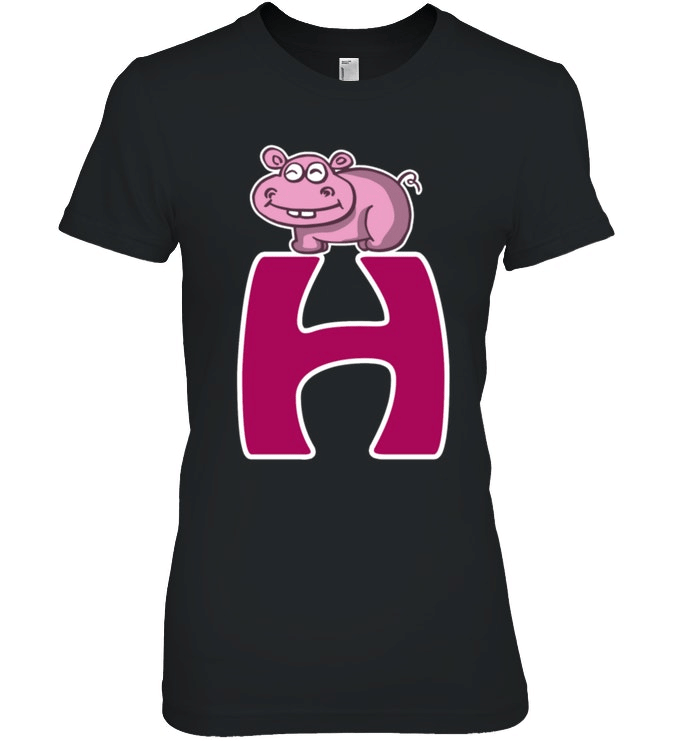 H Is For Hippo Shirt 6894