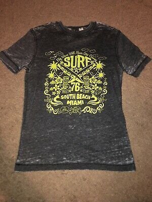 Mossimo Target Gray Surf Shirt 6 7 Euc Shirt