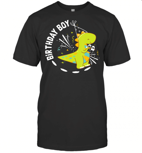 Dinosaur Birthday Boy T Shirt