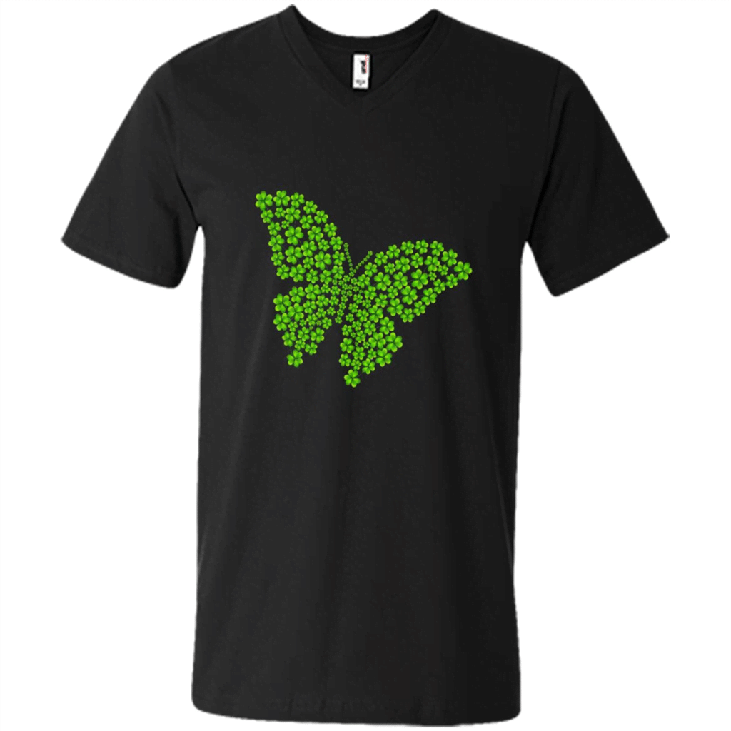 The Irish Shamrock Butterfly – Mens V-Neck