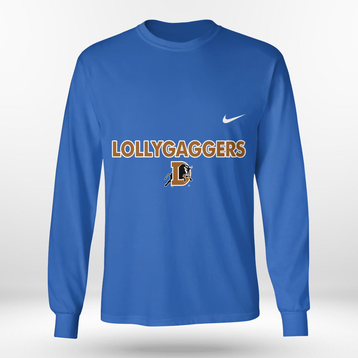 Durham Bulls Royal Lollygaggers Long Sleeve Tee