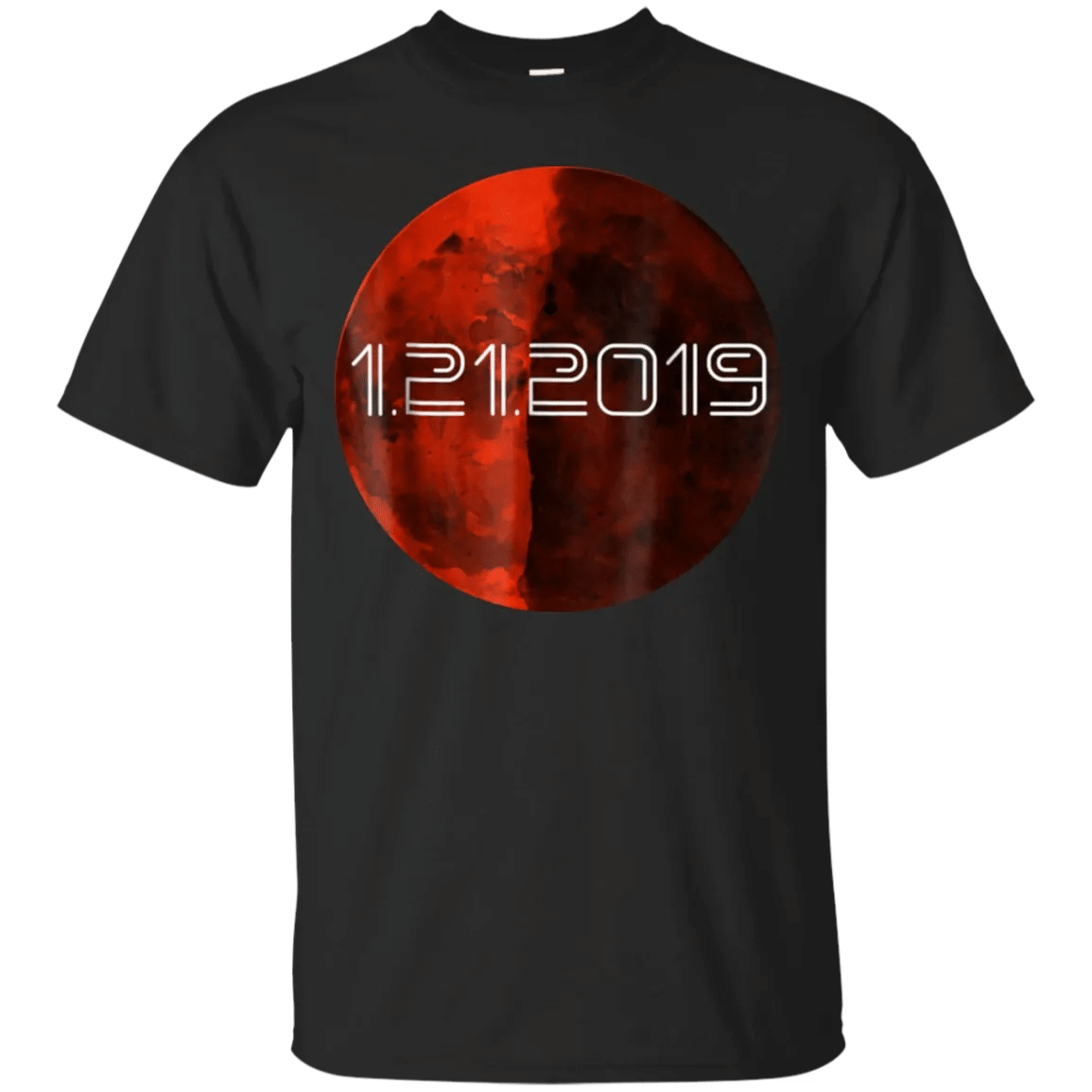 Lunar Eclipse 2019 Shirt Red Blood Moon T-Shirt Costume