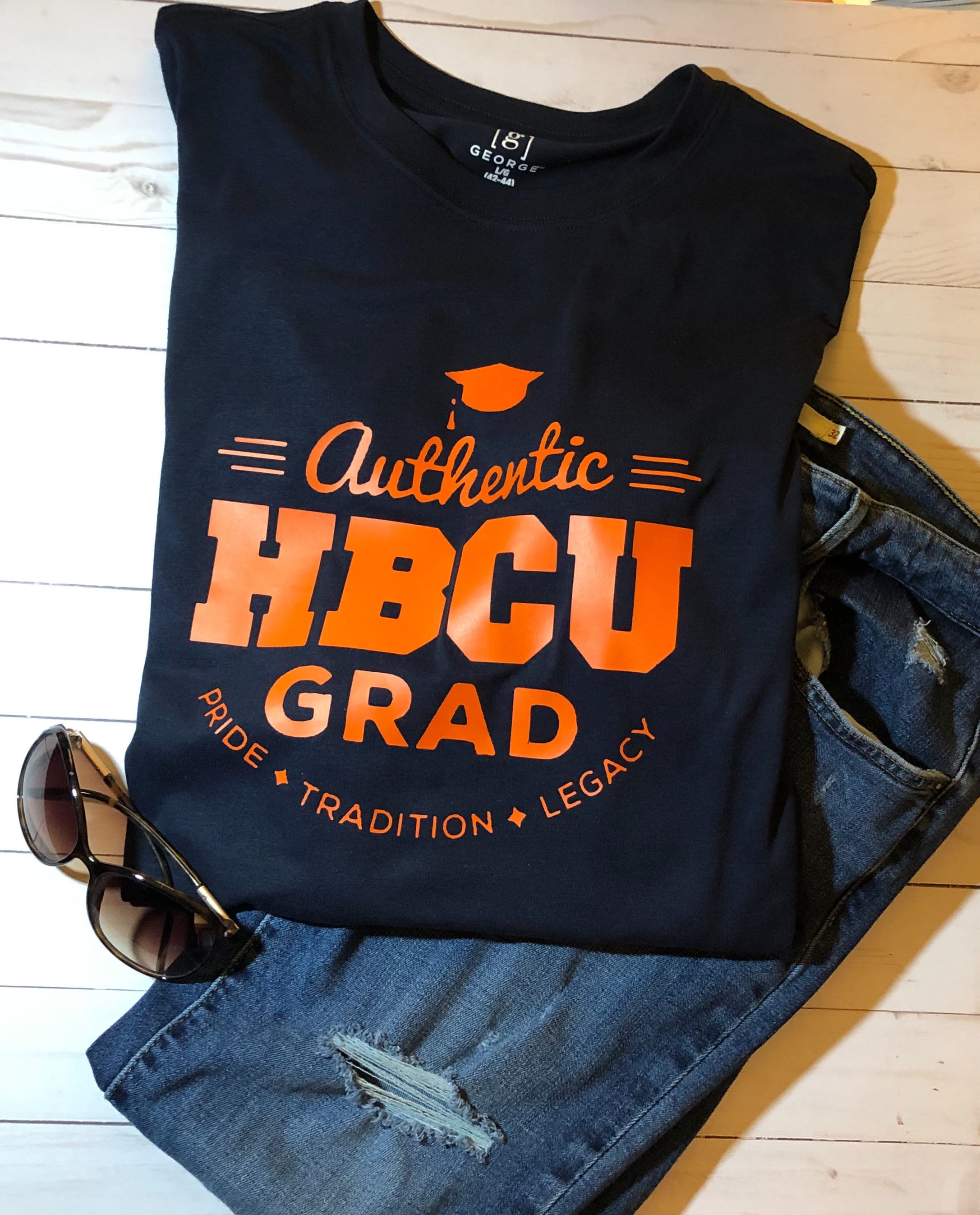 Authentic HBCU Grad tee