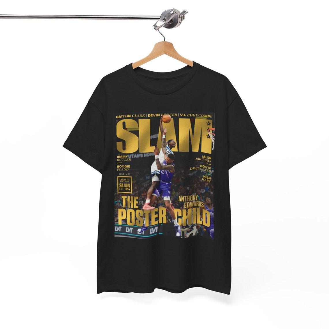 Anthony Edwards Slam Cover Tee Shirt Tshirt