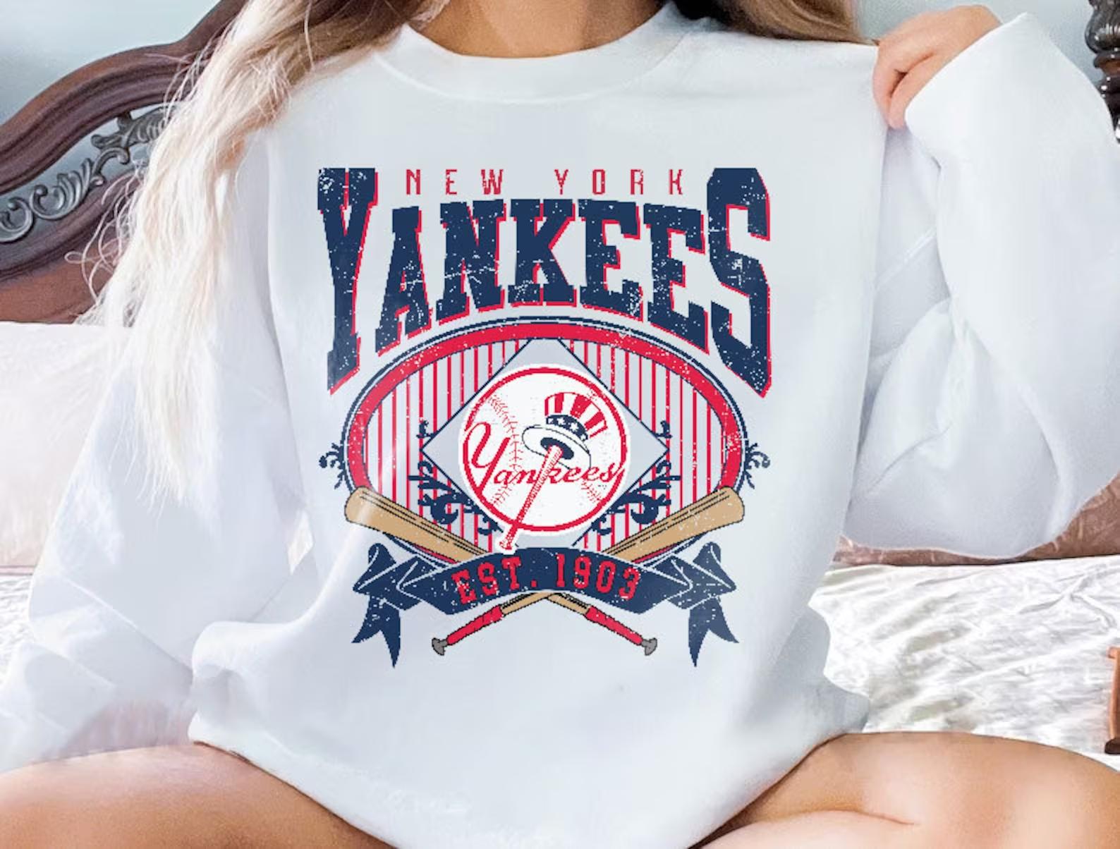 New York Baseball Sweatshirt, Vintage Style New York Baseball Crewneck Sweatshirt, New York EST 1962 Sweatshirt, GameDay