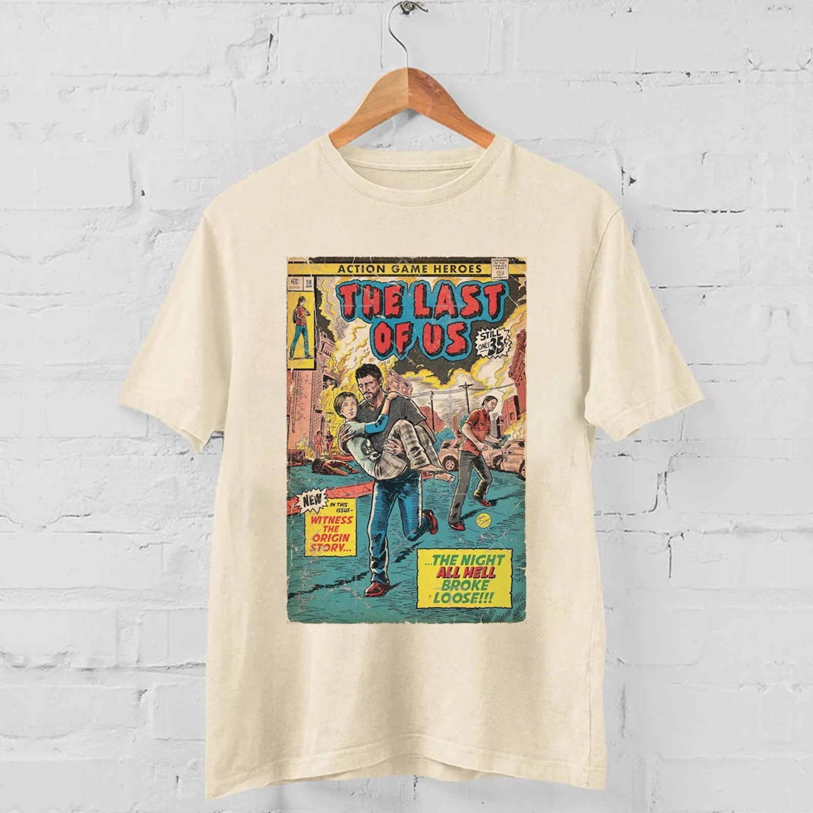 The Last Of Us Intro Comic Cover Fan Art Shirt