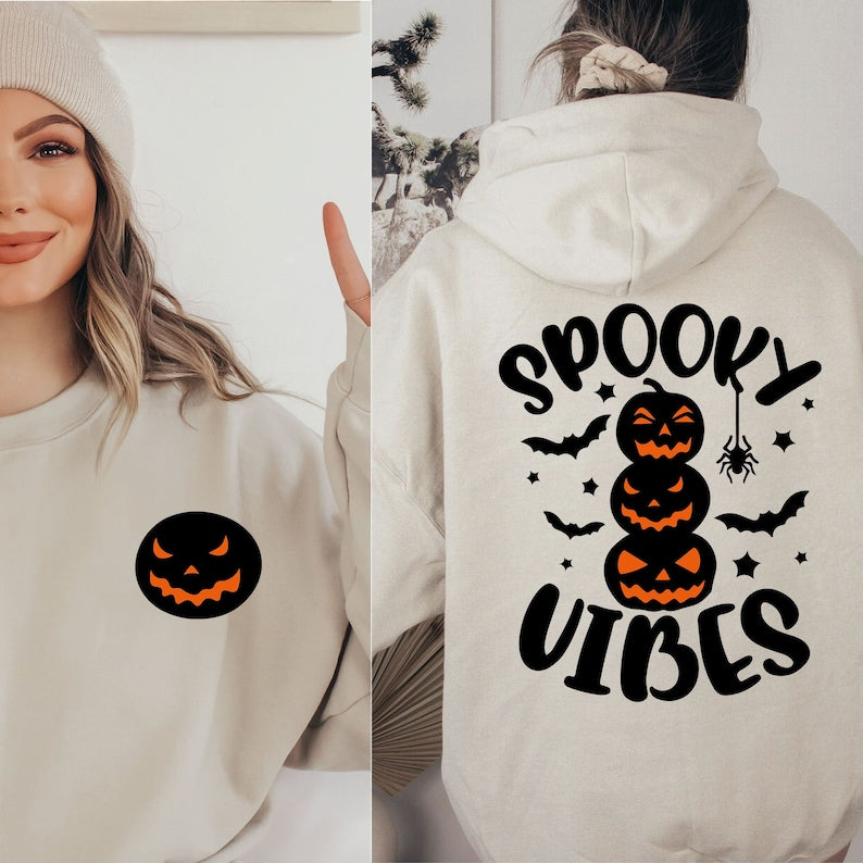 Friends Character Horror Pumpkin Hoodie