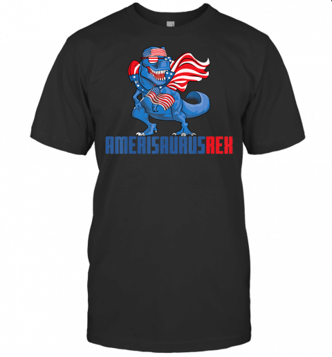 Amerisaurus Rex Dinosaur Funny T Shirt Veterans 4Th Of July T Shirt