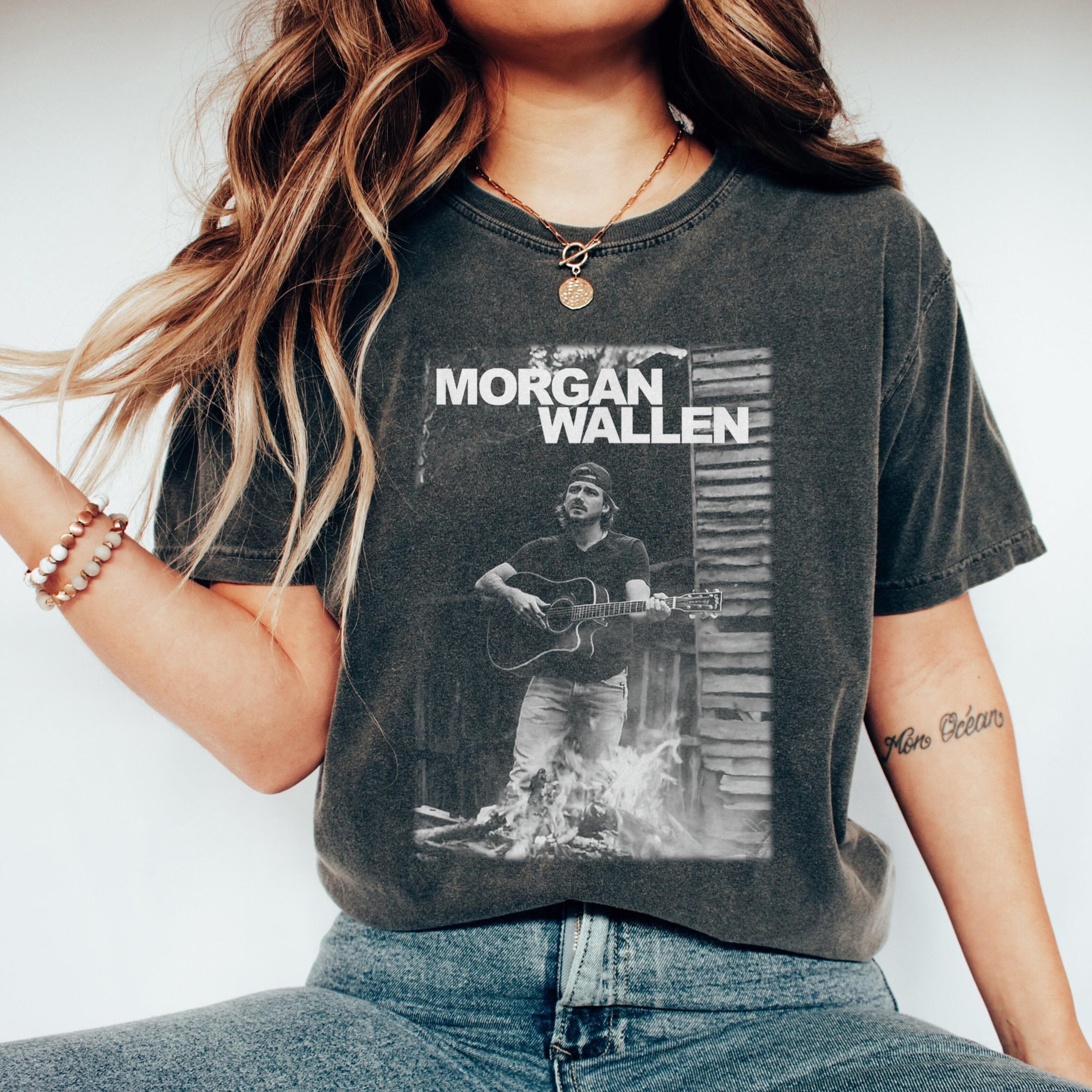 Official Morgan Wallen Guitar Photo T-Shirt