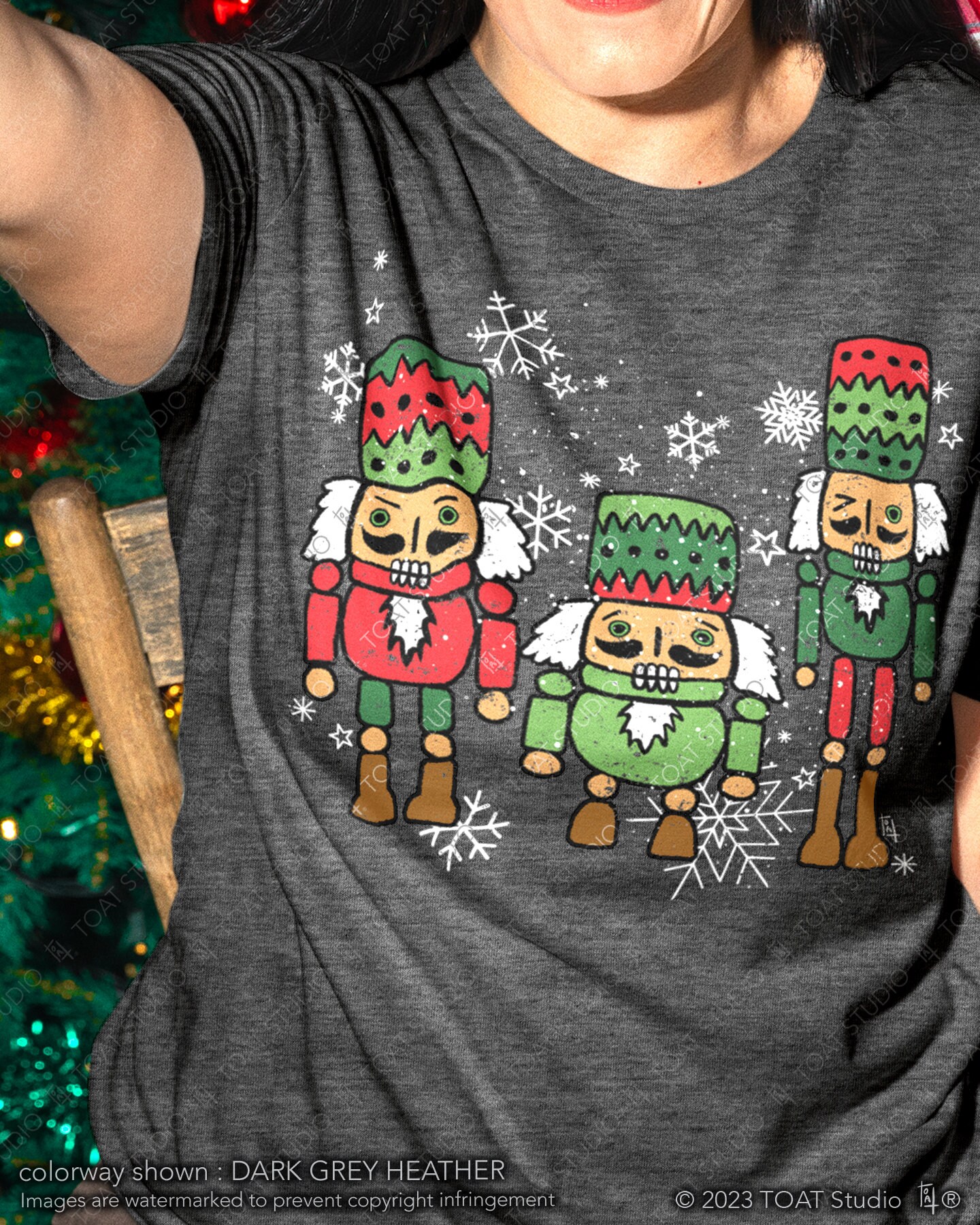 Nutcracker Squad Unisex T-shirt, Christmas Spirit, Crackin Nuts, Christmas Night, Nutcracker Soldier, Nutcracker Magic Xmas, Xmas Ornaments