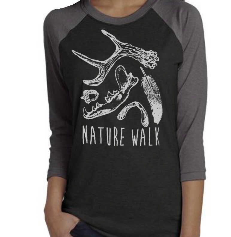 Nature Walk Baseball tee