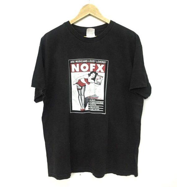 Rare Vintage 1998 Nofx Hardcore Punk Skate Tour Concert Shirt