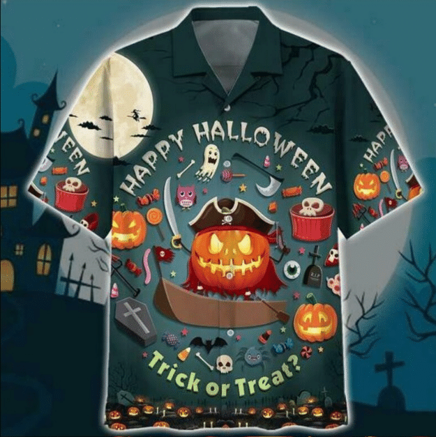 Happy Halloween Trick Or Treat Hawaii Shirt