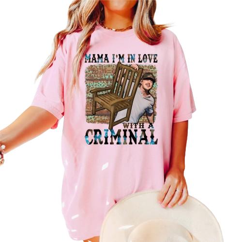 Morgan Mugshot Shirt, Mama I’m In Love With A Criminal, Wallen Beautiful Colors Mugshot, Gift Country Music Fan, Concert Tee, Unisex T-Shirt, Gifts For Girl, Short Sleeve Tee Shirt, Gifts For Birthday