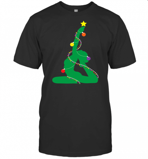 Nama Sleigh Christmas Funny Tree Yoga T Shirt