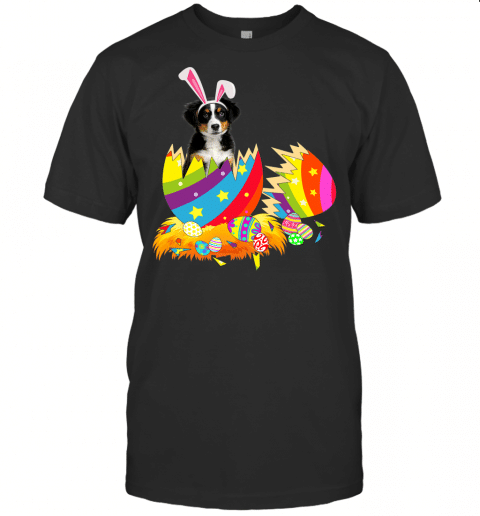 Happy Easter Bernese Mountain Egg Bunny Shirt Dog Lover T Shirt