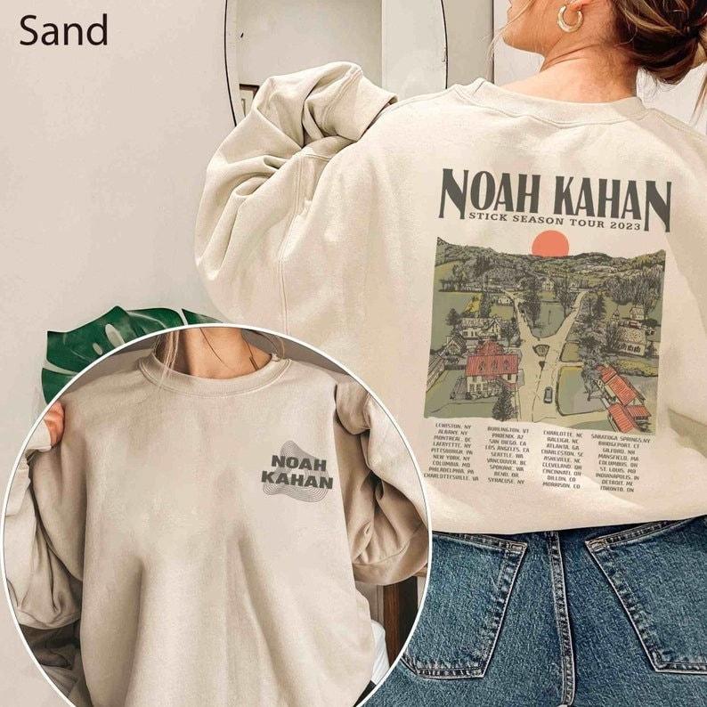 Noah Kahan Sweatshirt Stick Season 2023 Sweatshirt Noah Kahan Shirt Country Music TShirt Noah Kahan Tour Stick Season Sweatshirt