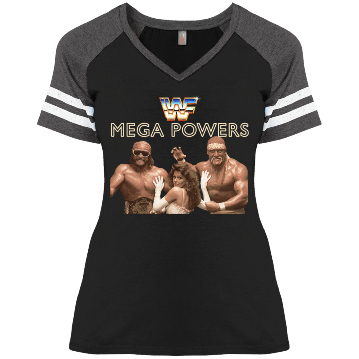 Hulk Hogan – Mega Powers Ladies’ V-Neck