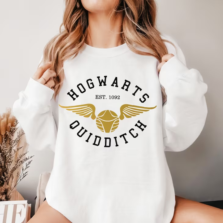 Hogwart’S Quidditch Golden Snitch Graphic Sweatshirt