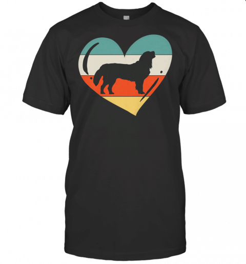 Bernese Mountain Dog Retro Premium T Shirt