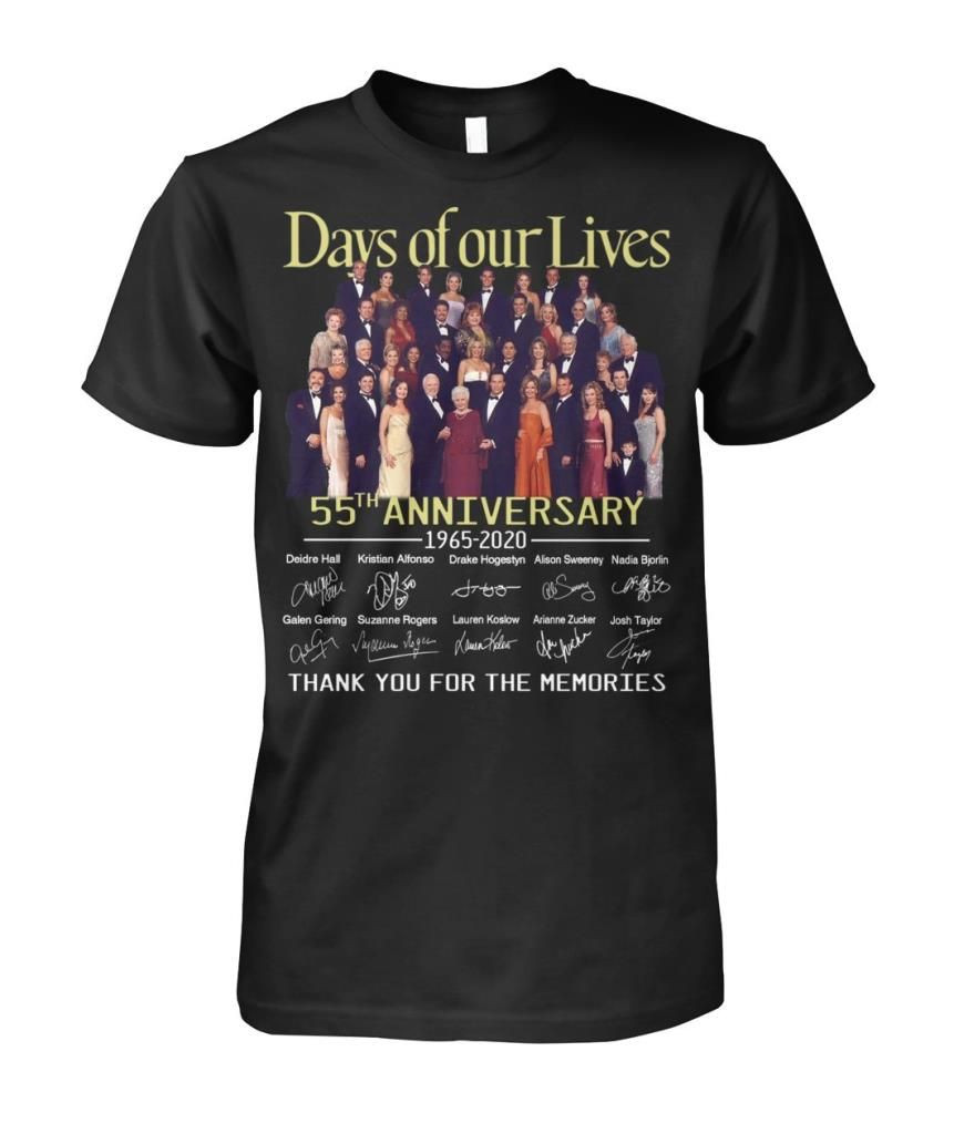 Days Of Our Lives 55Th Anniversary 1965-2020 Tv Series Fans Gift Shirts