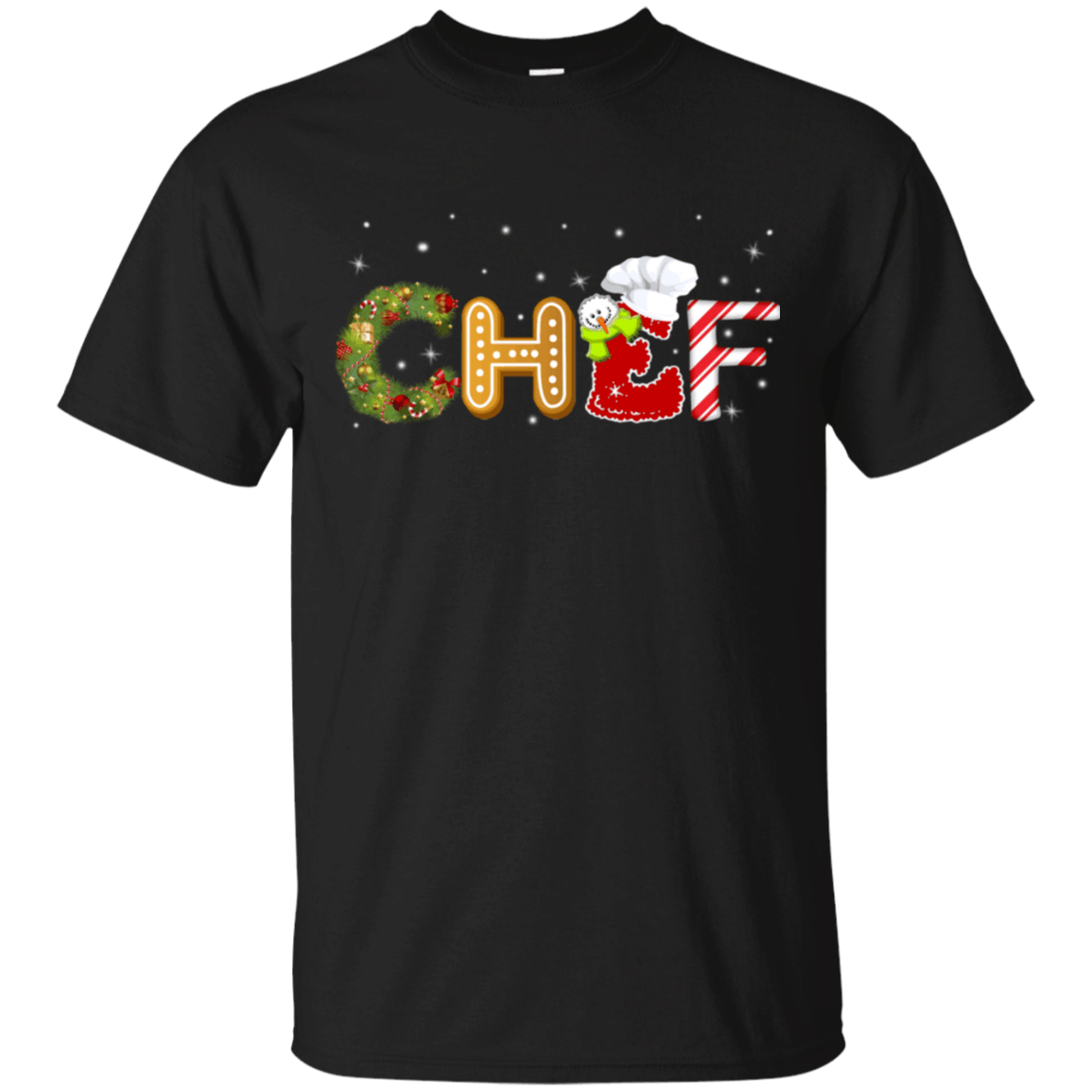 Chef Merry Christmas Funny Xmas Job T-Shirt