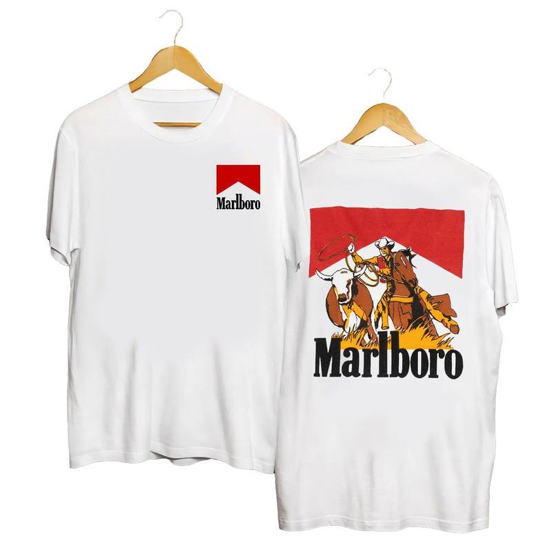 Marlboro Shirt Vintage Marlboro Cowboy T-Shirt, For Men, For Women