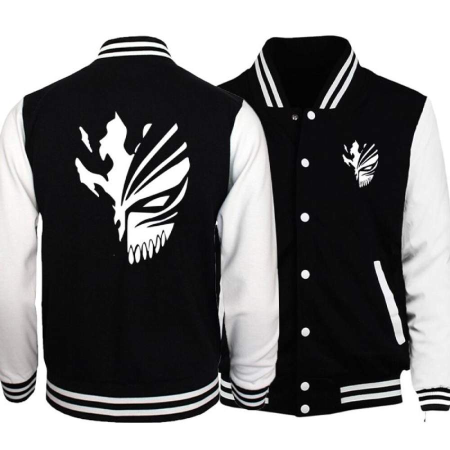 Bleach Hoodie Bleach Hollow Kurosaki Ichigo Basketball Jacket