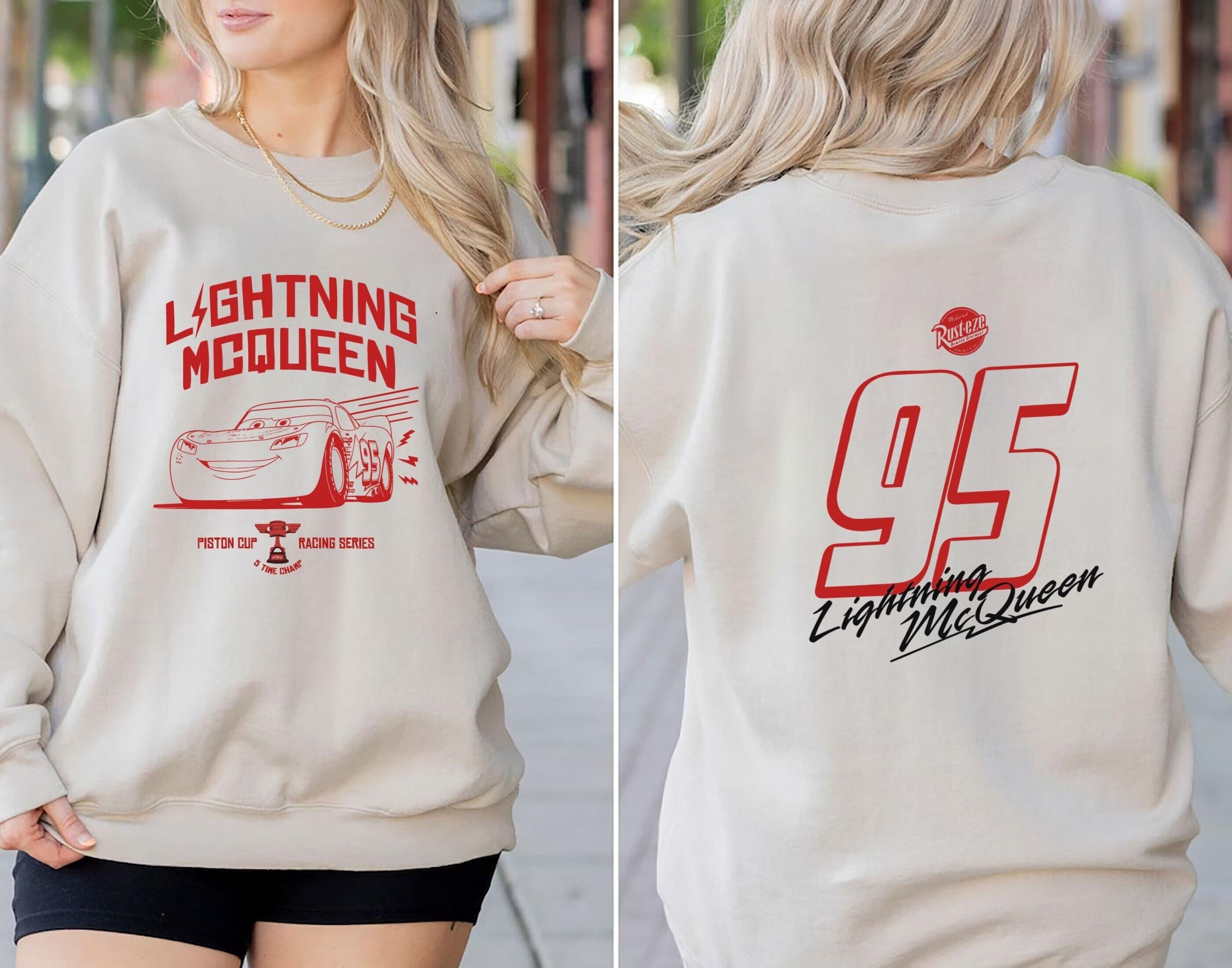 Vintage Lightning McQueen Collection featuring a Crewneck Sweatshirt