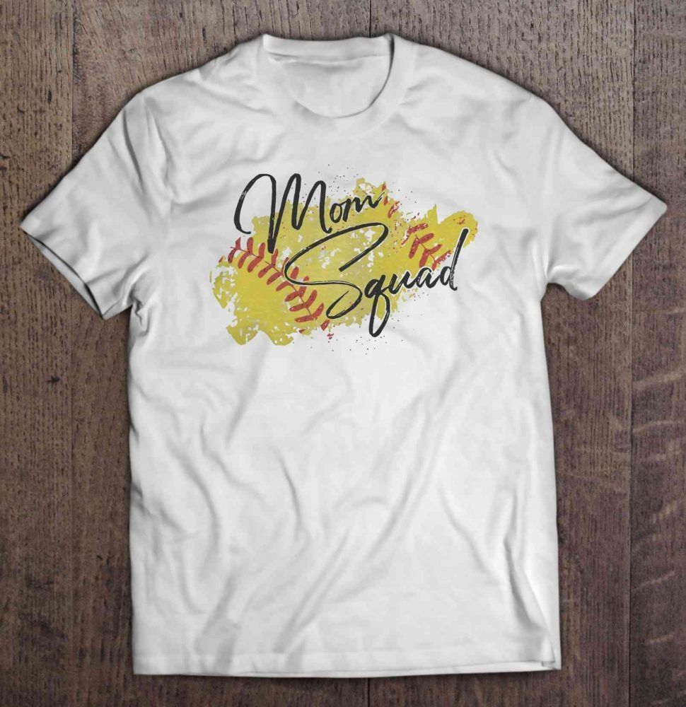 Mom Squad Softball Version Gift Trending Design Shirt